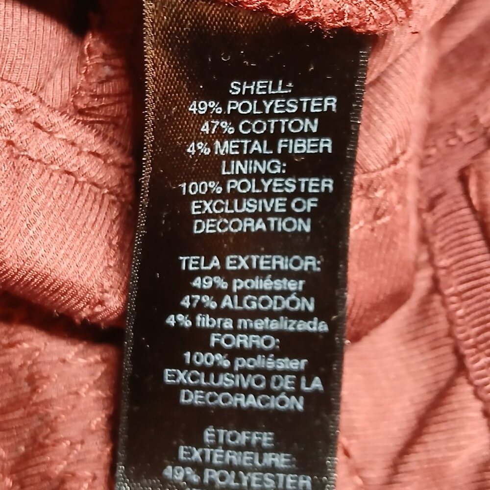 WHITE HOUSE BLACK MARKET Burgundy Utility Jacket Size 4 EUC - Picture 15 of 16